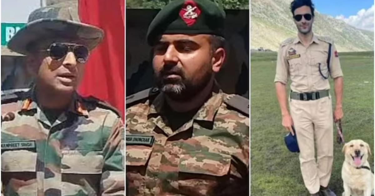 Indian army and J&k police officers who were martyred