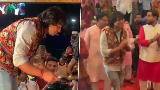 Video gone viral of Neeraj Chopra playing Garba : Ahmedabad.