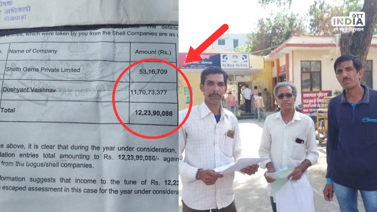 स्टेशनरी की दुकान चलाकर 8 हजार कमाने वाले दिव्यांग को आया 12 Crore का income tax notice