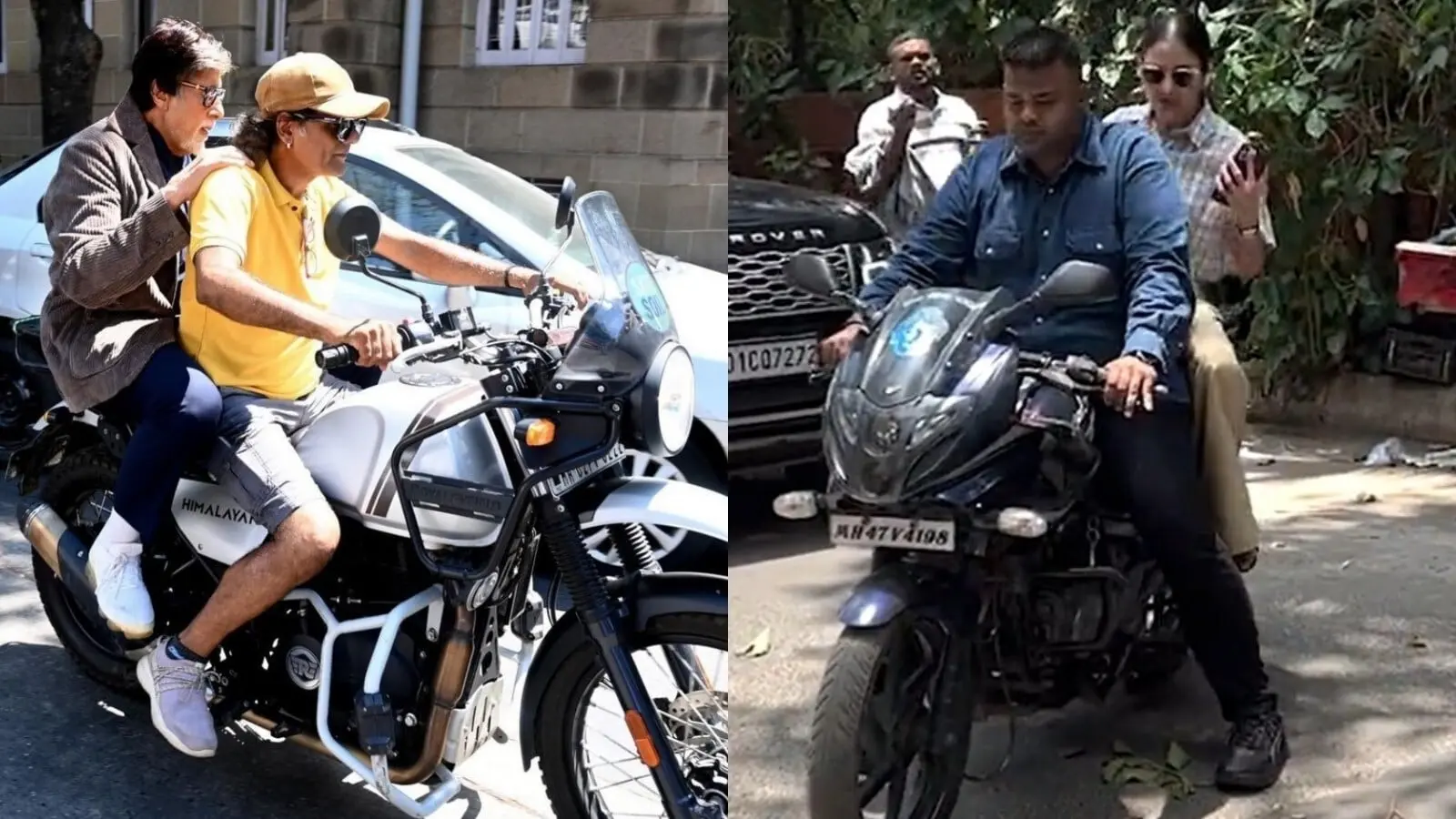 Mumbai Police to take action against Amitabh Bachchan and Anushka Sharma  for riding bikes without helmets | Flipboard
