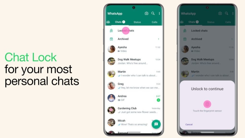 चैट लॉक, व्हाट्सएप में जोड़ा गया एक नया फीचर, निजी बातचीत को और अधिक सुरक्षित बना देगा…