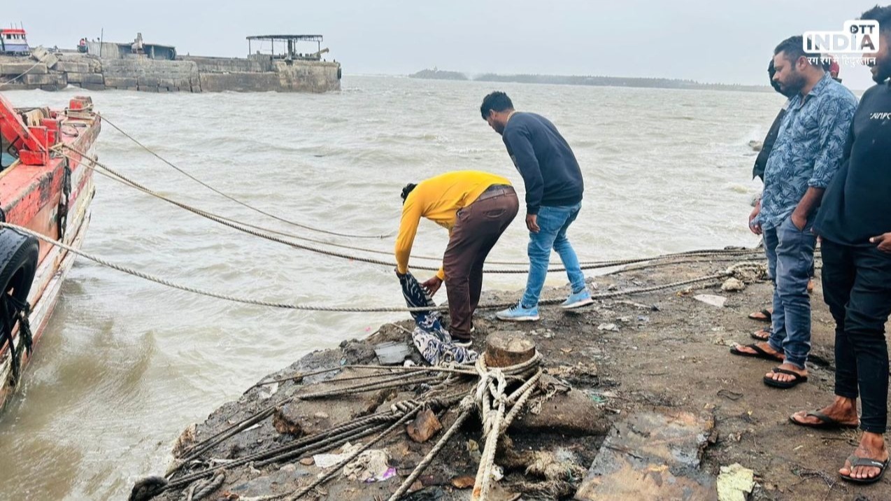 वेरावल के समुद्र तट पर बैठे मछुआरों की नावों को बचाने की साइक्लोन रिपोर्ट…