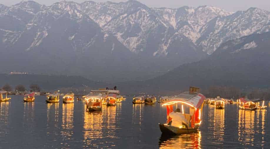 Tourism department illuminates Shikaras on Dal Lake to boost nightlife in  Kashmir - India News News