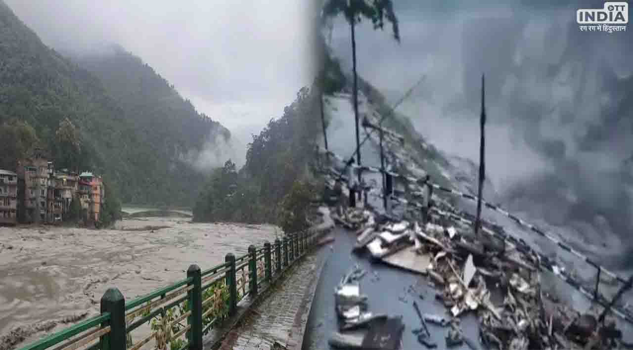 Sikkim Flood: सिक्किम में बादल फटने से आई बाढ़ से बिगड़े हालात, सेना के 23 जवान लापता