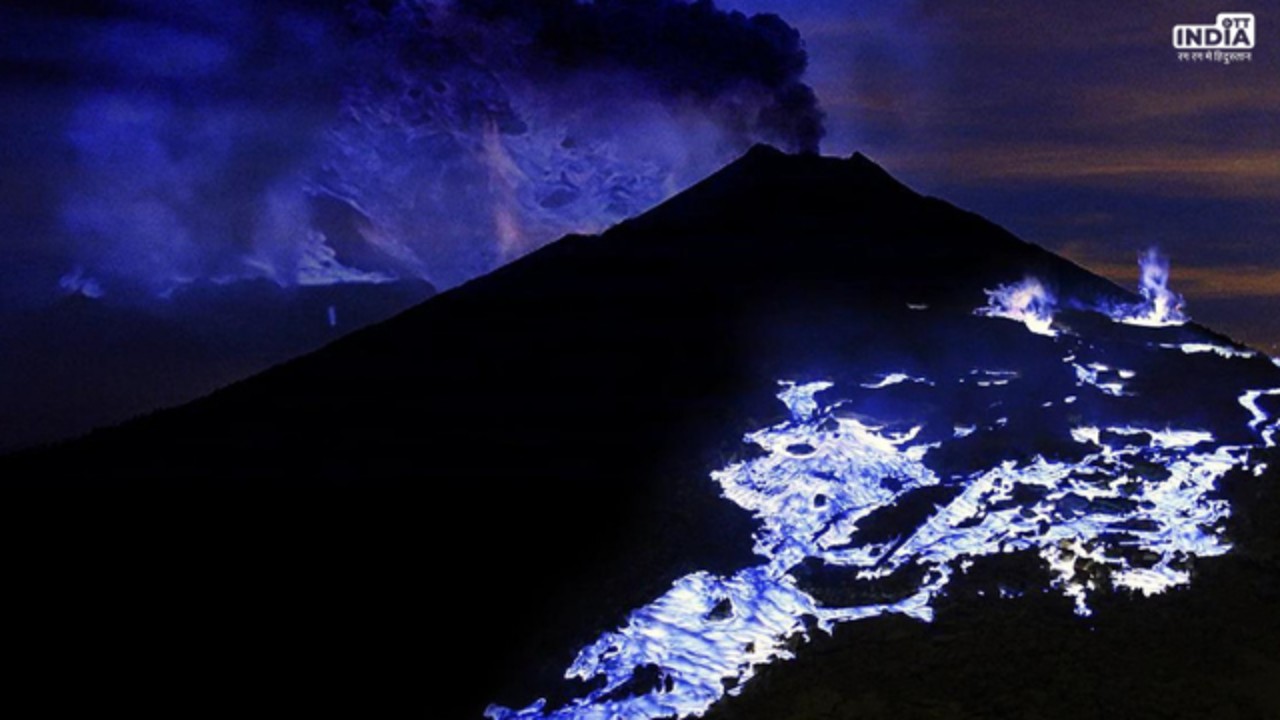 Blue Lava Volcano