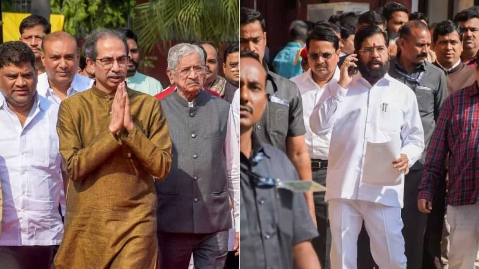 Maharashtra Uddhav Thackeray and Eknath Shinde