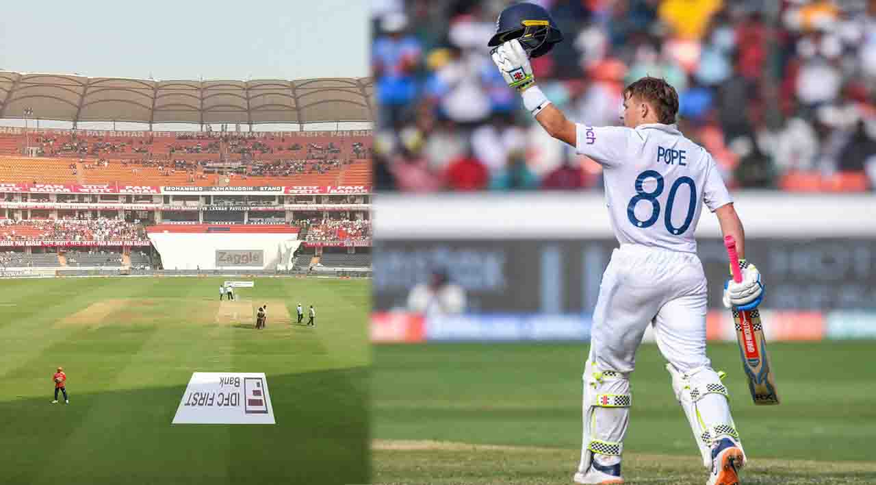 IND vs ENG 1st Test: ओली पोप की शानदार पारी से रोमांचक हुआ हैदराबाद टेस्ट, इंग्लैंड की कुल बढ़त हुई 126 रन