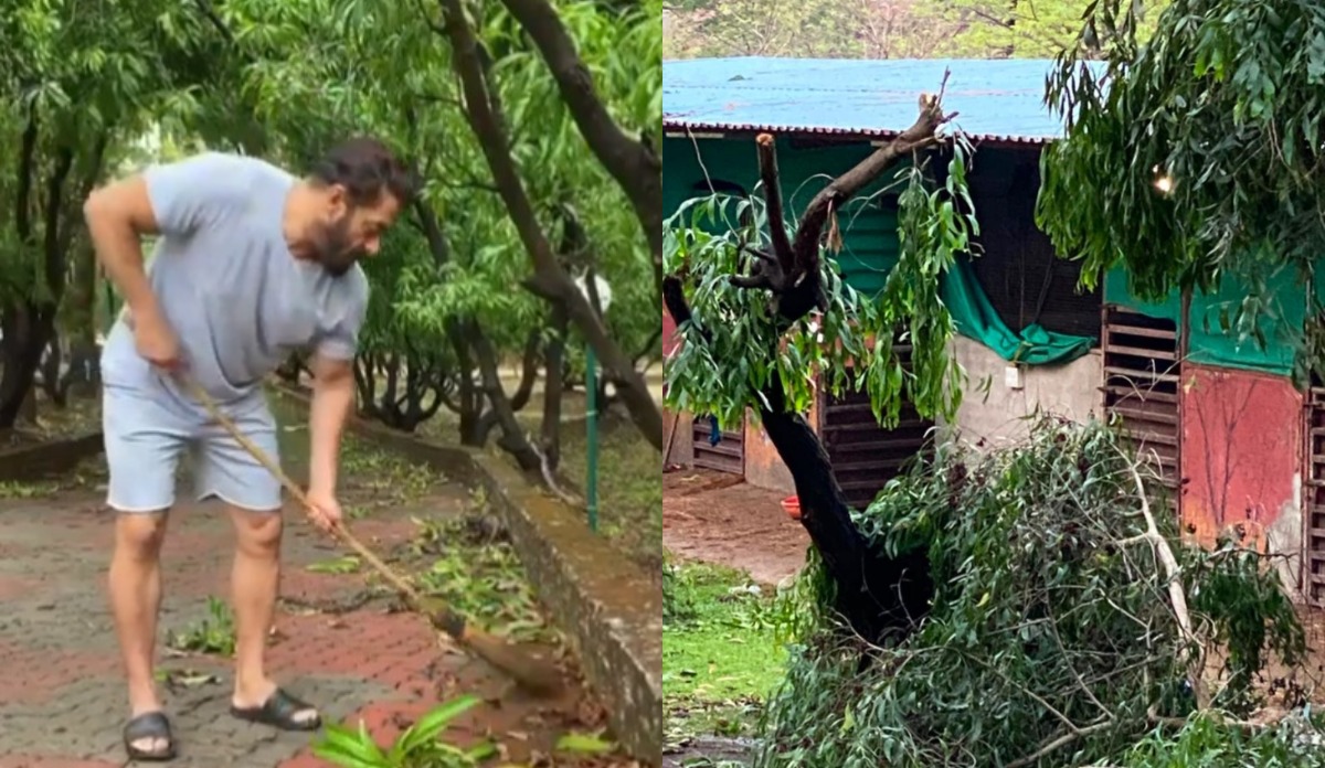 Salman Khan's Panvel farmhouse affected by cyclone Nisarga – India TV