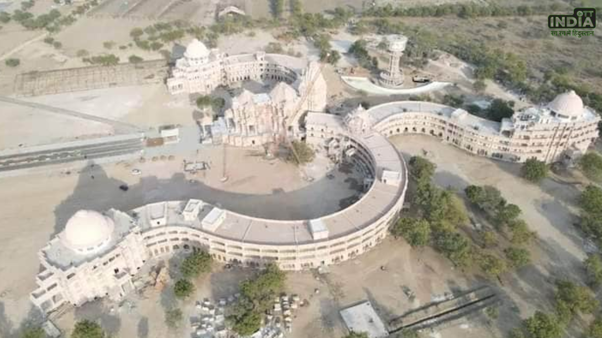 Om shaped Shiv Temple in Pali