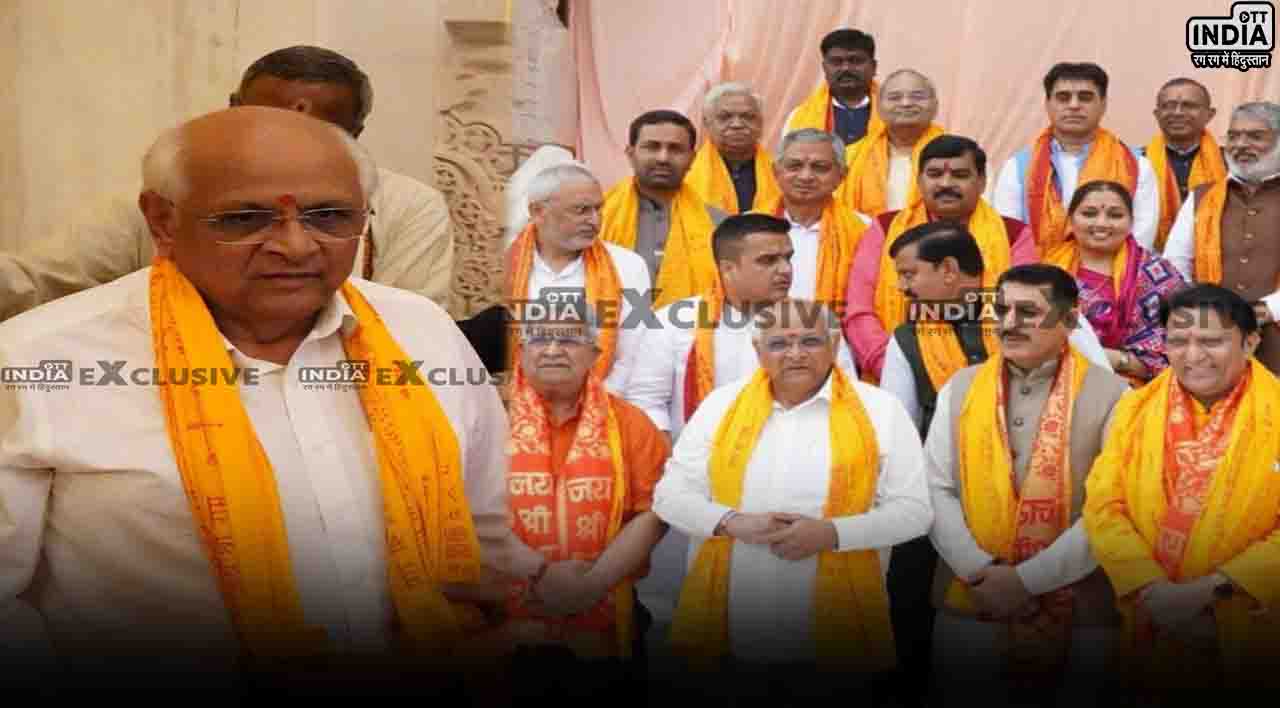 OTT India Exclusive: सीएम भूपेन्द्र पटेल समेत सभी मंत्रियों ने रामलला के दर्शन किये, लगाए ‘सियावर रामचन्द्र की जय’ के नारे