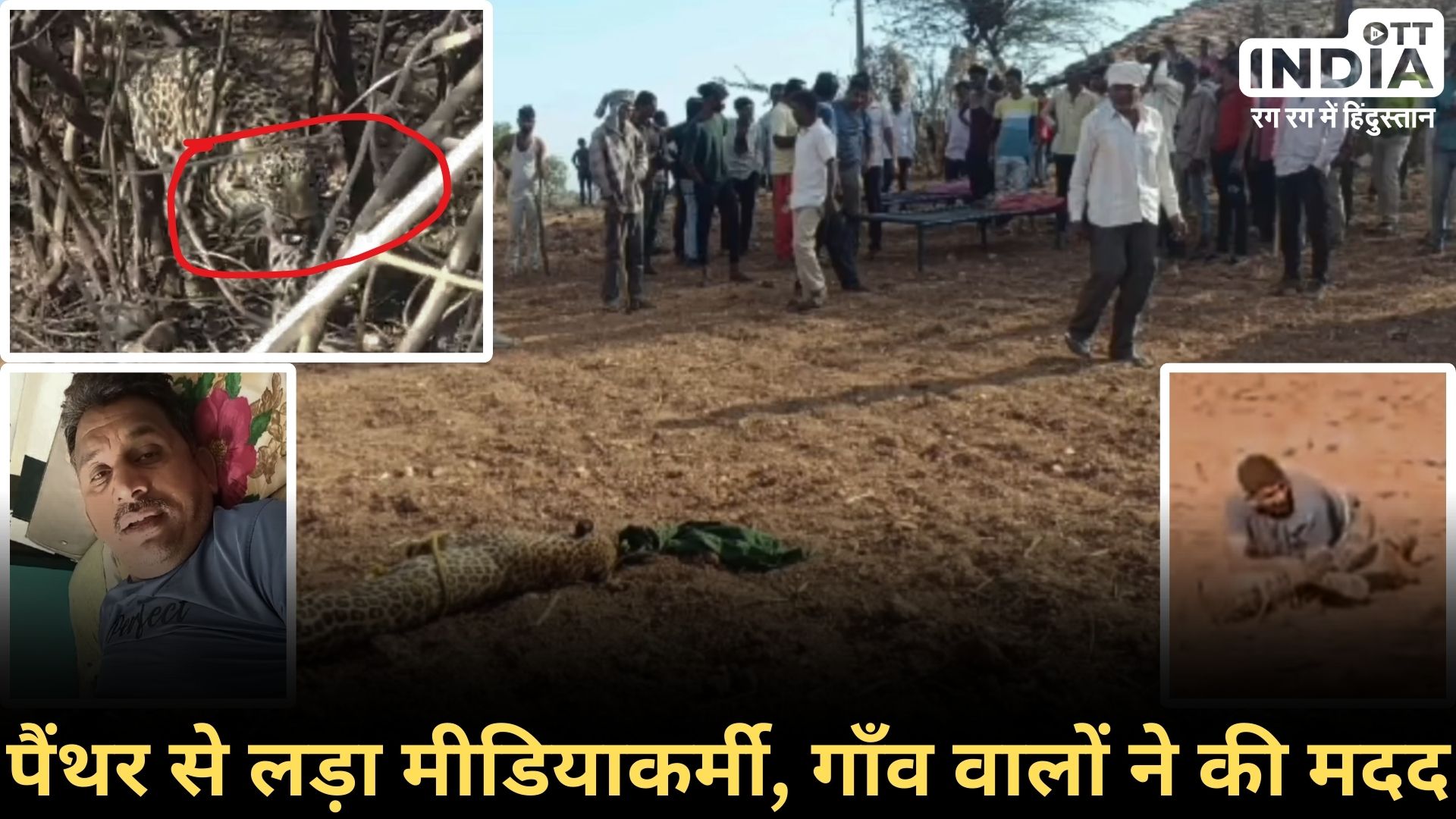 Dungarpur Panther Attack: पहले नील गाय फिर पैंथर ने मीडियाकर्मी का पैर जबड़े में दबोचा, गाँव वालों ने किया काबू