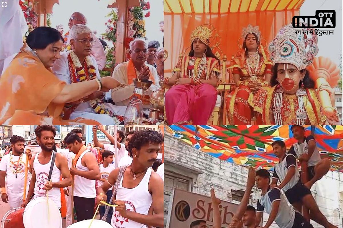 Ramnavami Utsav Jodhpur : रामनवमी पर जोधपुर में 350 झांकियों की शोभायात्रा, केंद्रीय मंत्री गजेंद्र शेखावत ने की पूजा