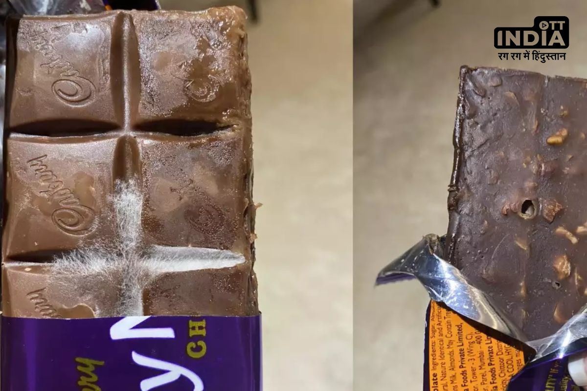 Fungus on Cadbury Chocolate हैदराबाद से कैडबरी चॉकलेट पर फंगस मिलने का वीडियो वायरल,कंपनी ने जताया खेद